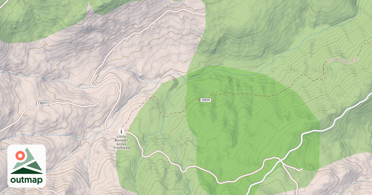 Map of BOULDER GROVE