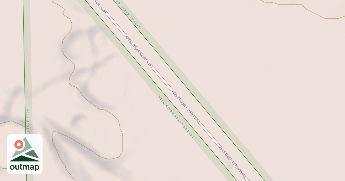 Map of Rabey Line Trail