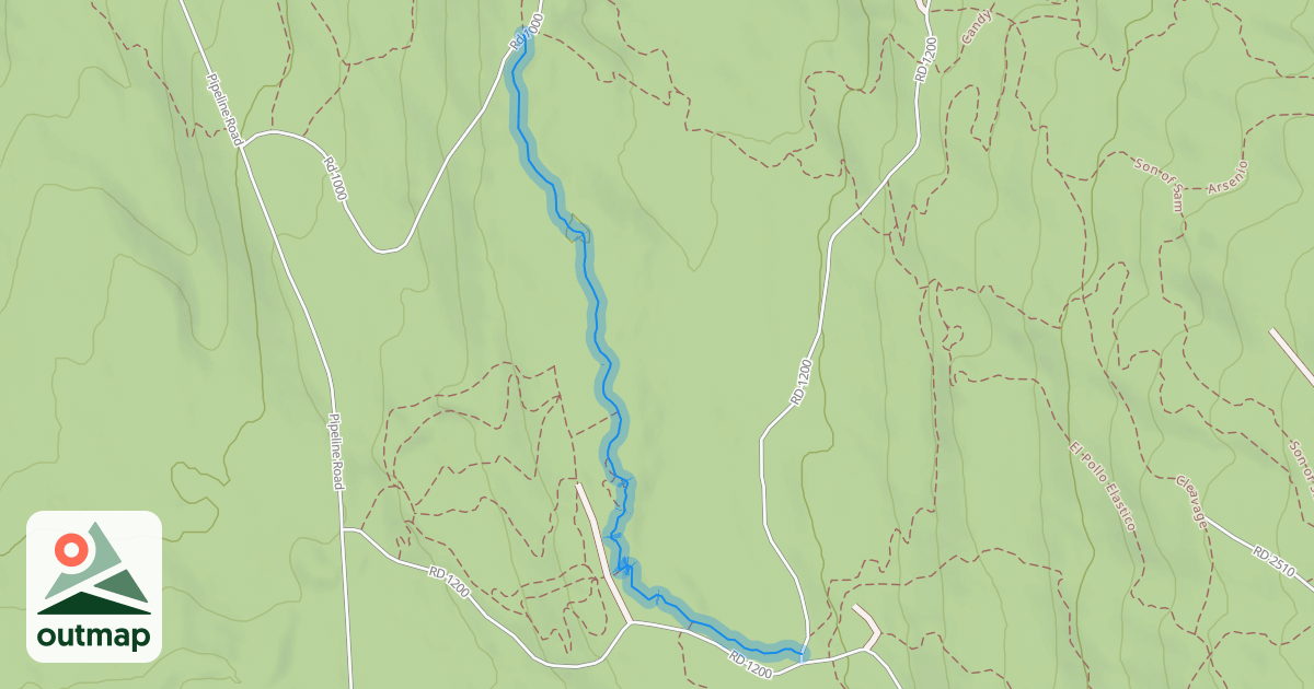 Map of Cedar Dust
