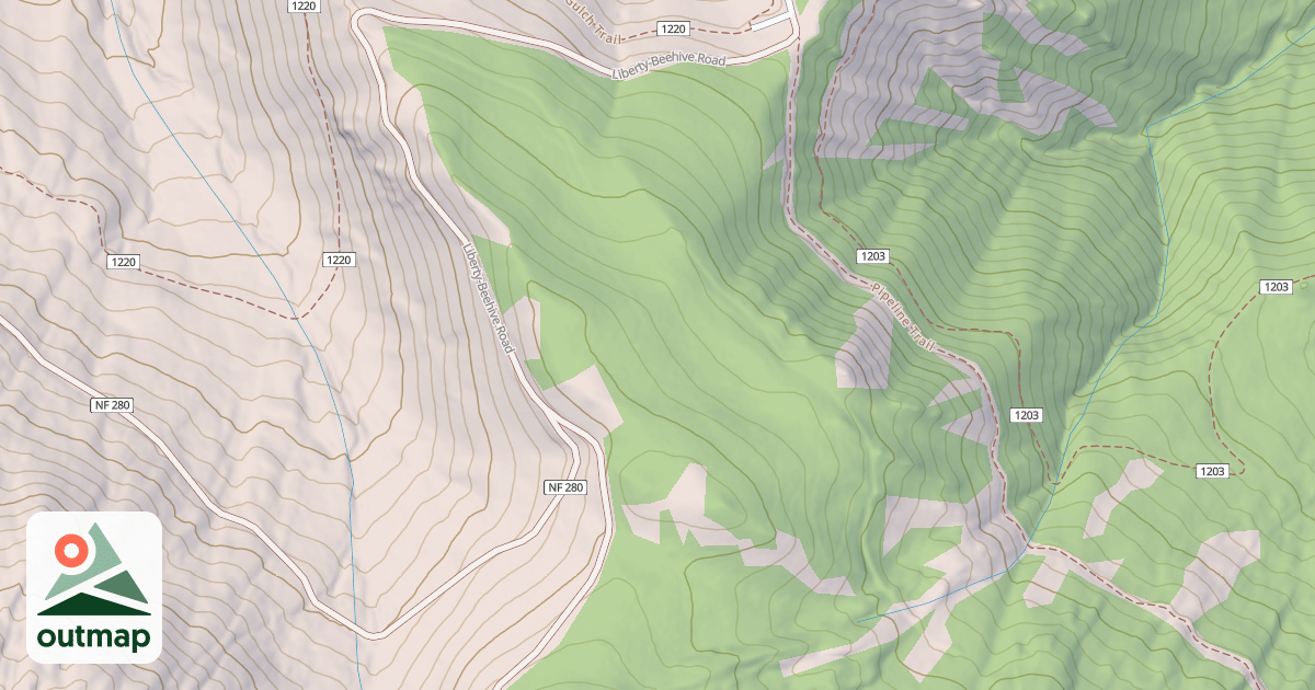 Map of HIGH MINER