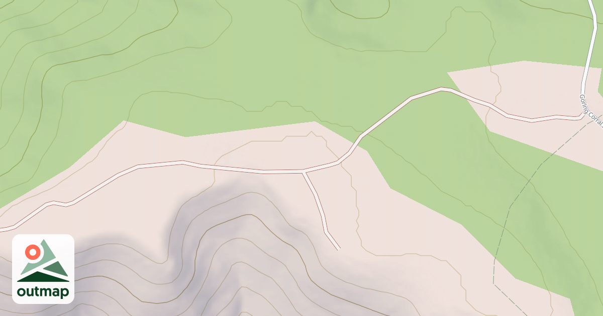 Map of GORGE CANYON