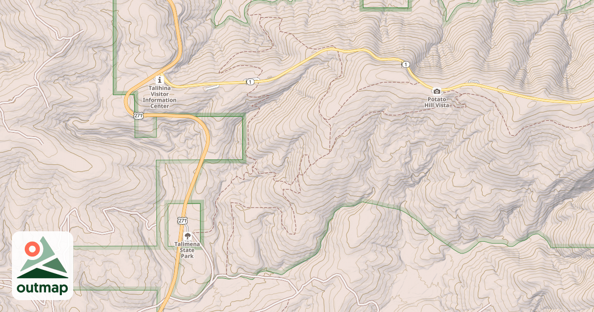 Map of CHOCTAW NATION - NORTH SPUR