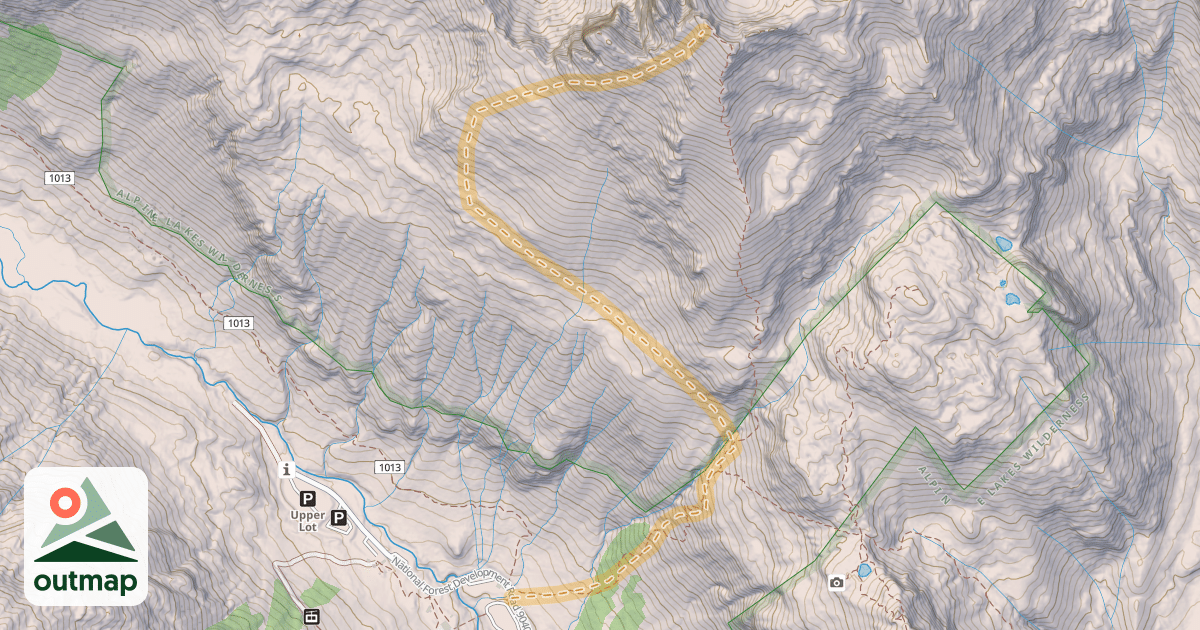 Map of Snoqualmie Mountain Ski Tour