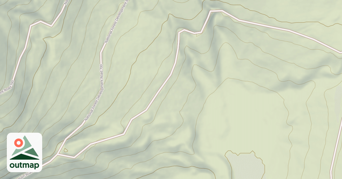 Map of TONASKET MTN/ AENEAS CREEK