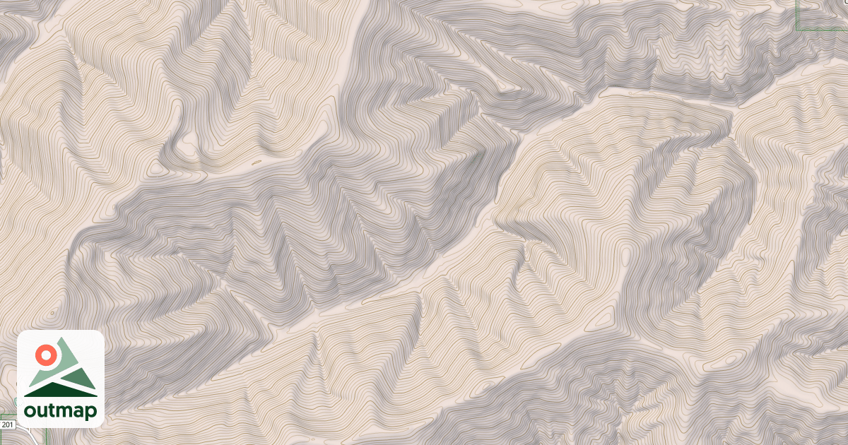 Map of Fly Creek