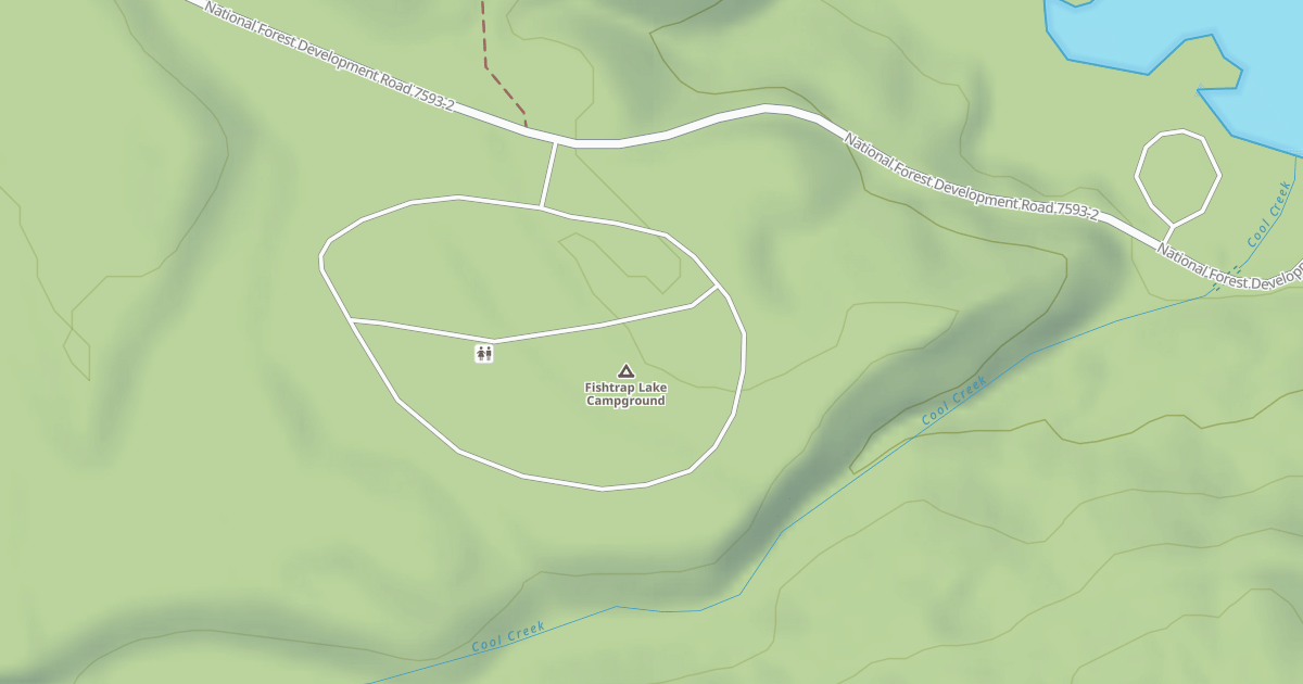 Map preview of FISHTRAP LAKE CAMP