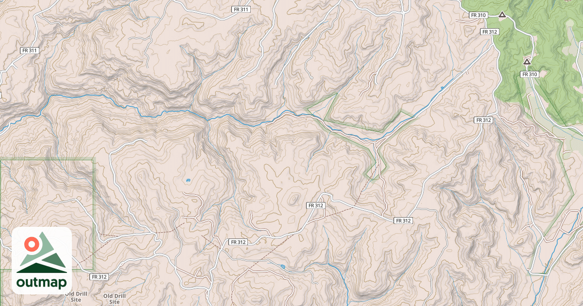 Map of MESTENAS MESA