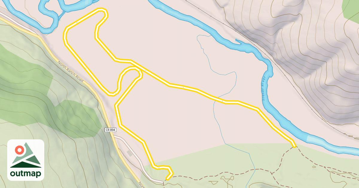 Map of Front 9 Loop