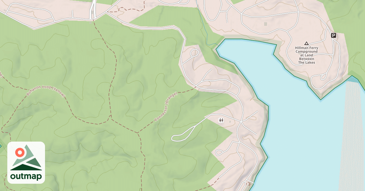 Map of H.F. AREA B ACCESS
