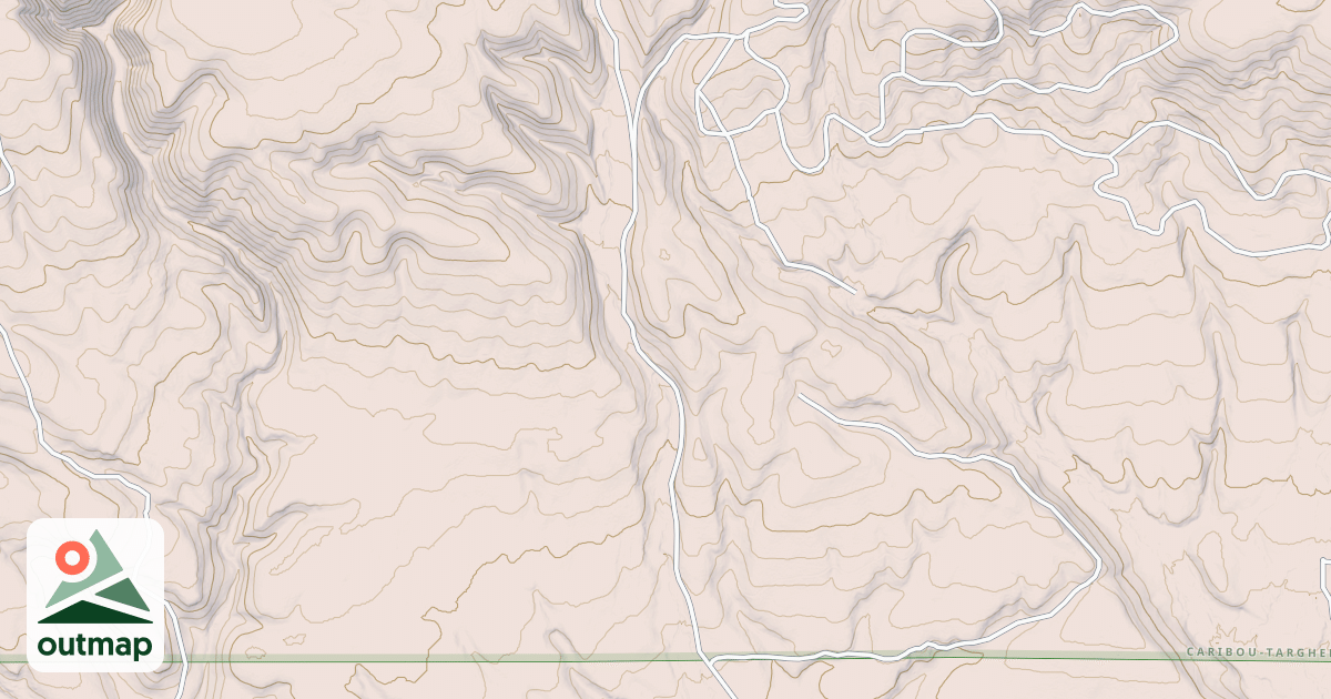 Map of BLUE CREEK
