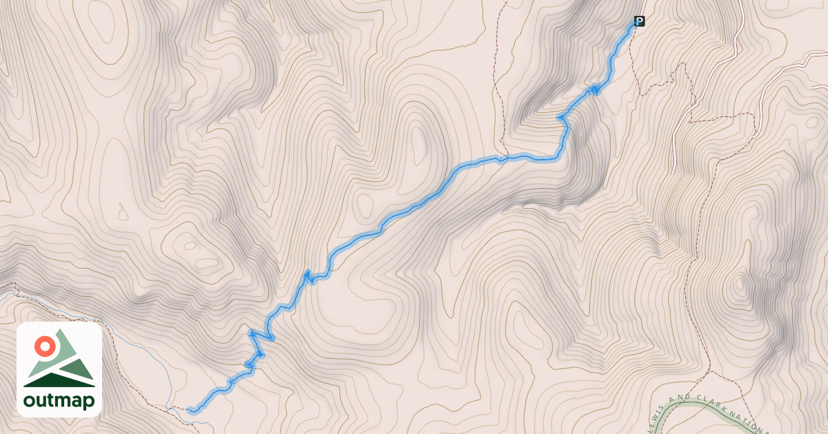 Map of Monarch Creek Trail