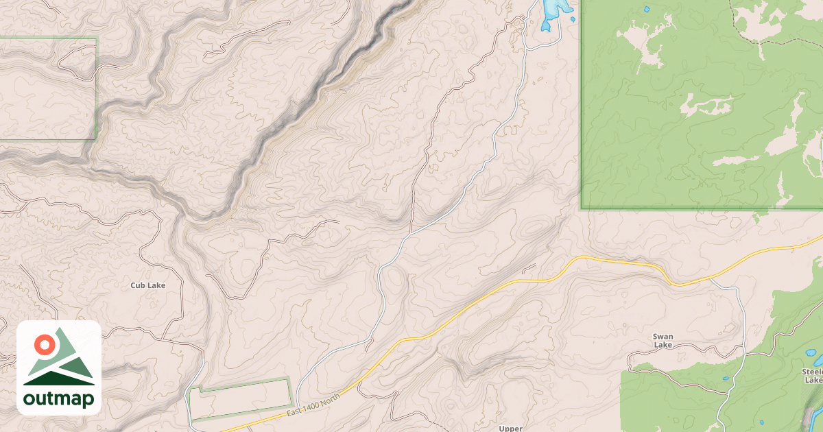 Map of HORSESHOE LAKE