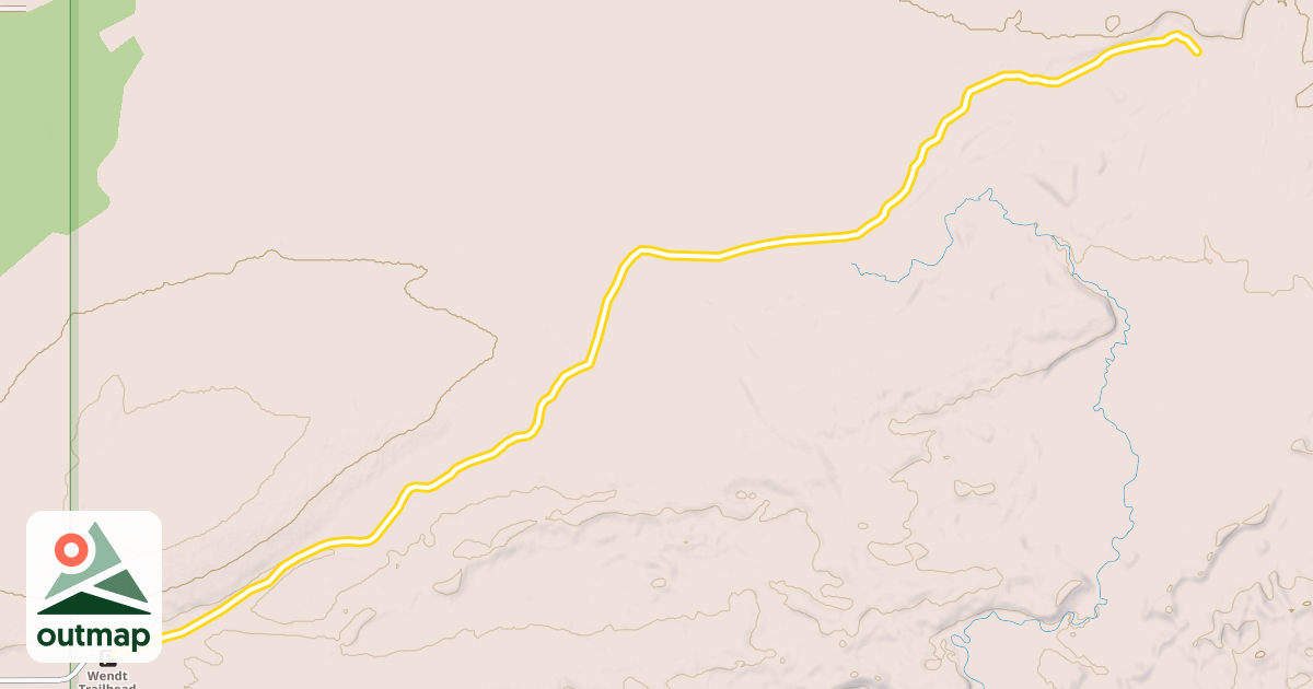 Map of Main Motor Trail