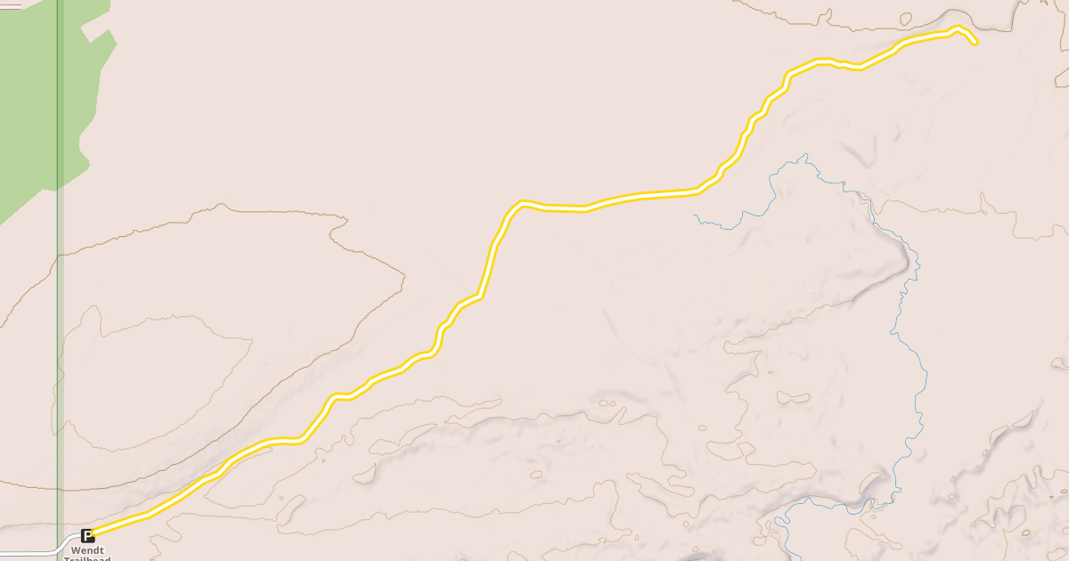 Map preview of Main Motor Trail