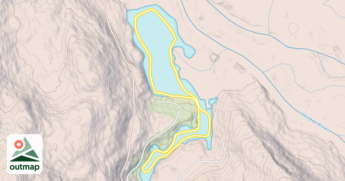 Map of Mosquito Lake
