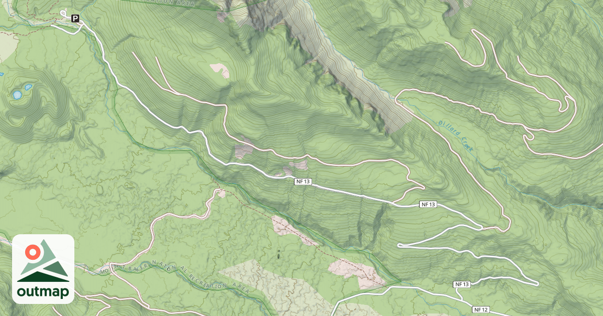 Map of Pacific Northwest National Scenic Trail