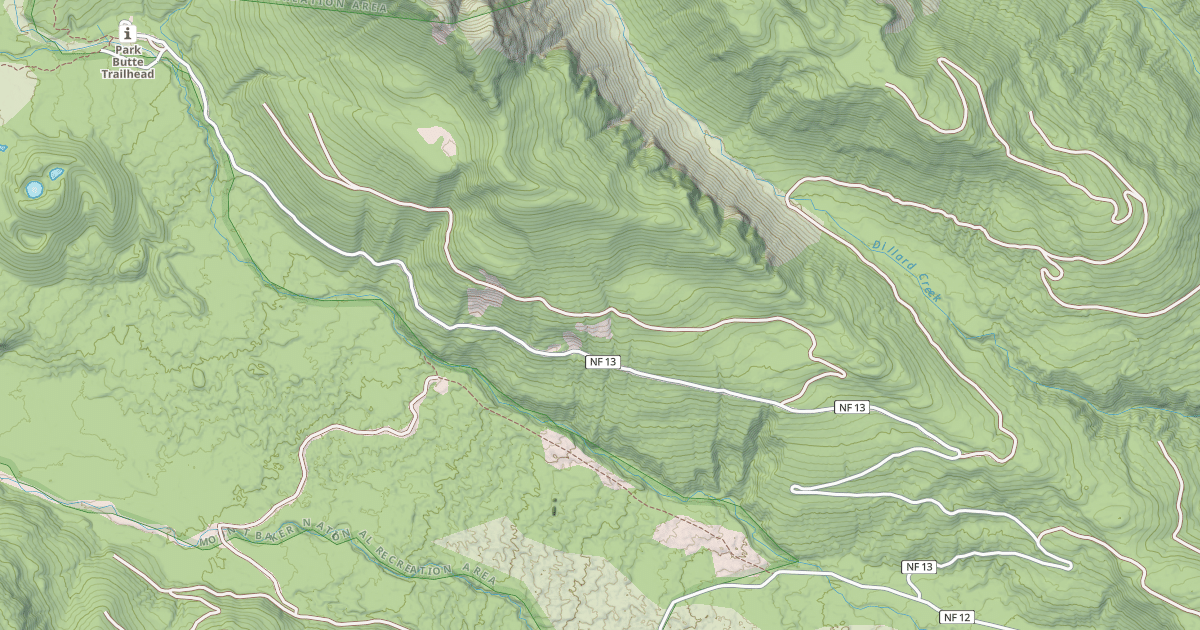 Map preview of Pacific Northwest National Scenic Trail