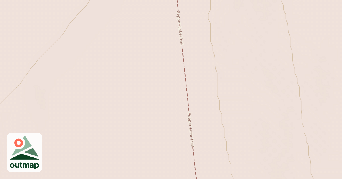 Map of Copper Lake Trail