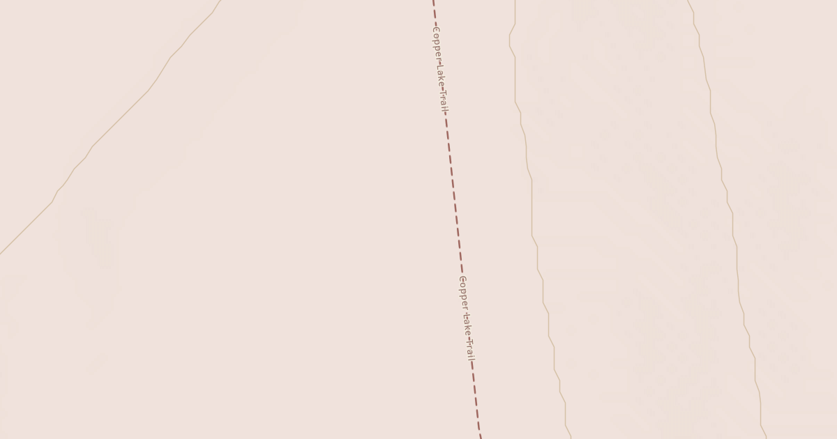Map preview of Copper Lake Trail