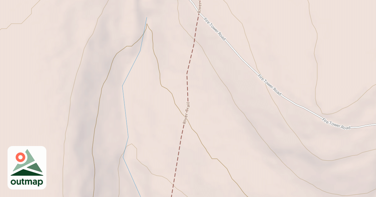 Map of Cook Forest State Park Trails