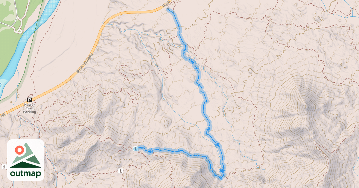 Map of Twisted Sister Trail