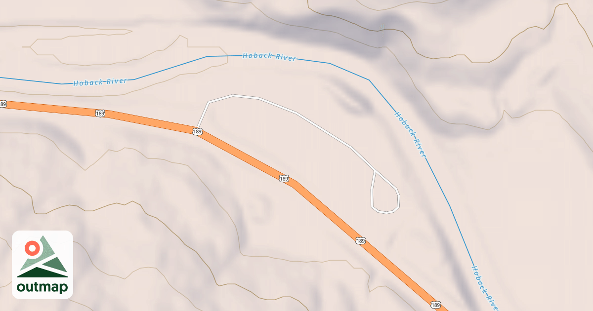 Map of KOZY CAMPGROUND