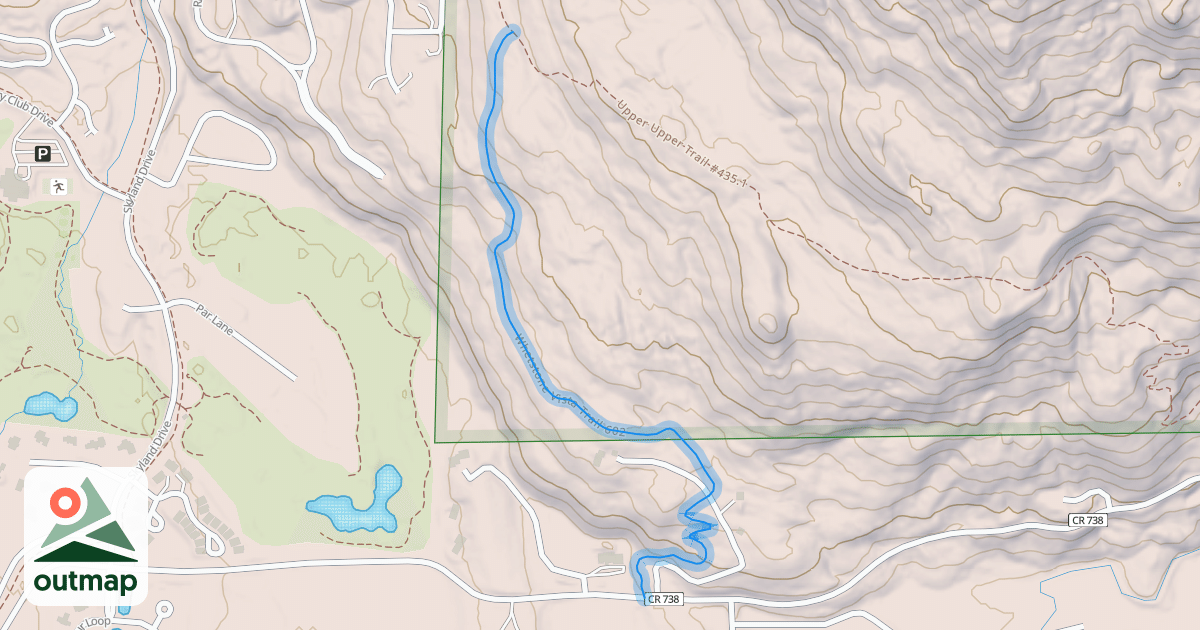 Map of Whetstone Vista Trail 602