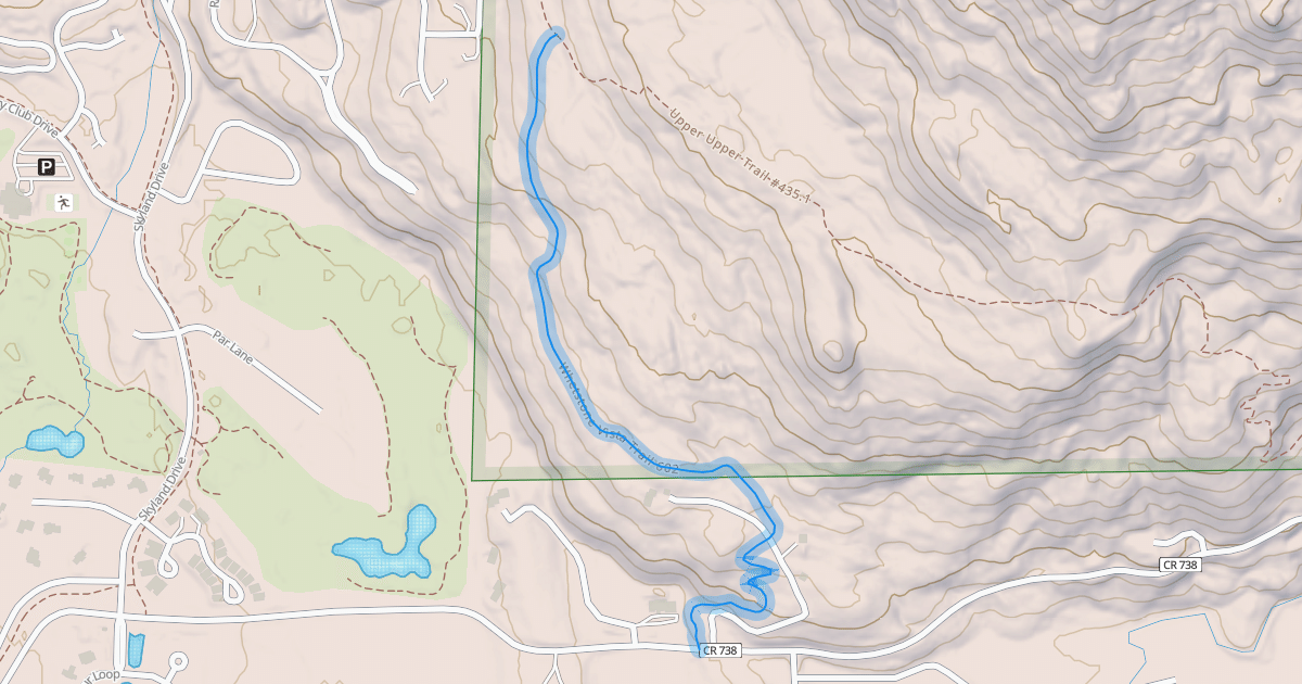 Map preview of Whetstone Vista Trail 602