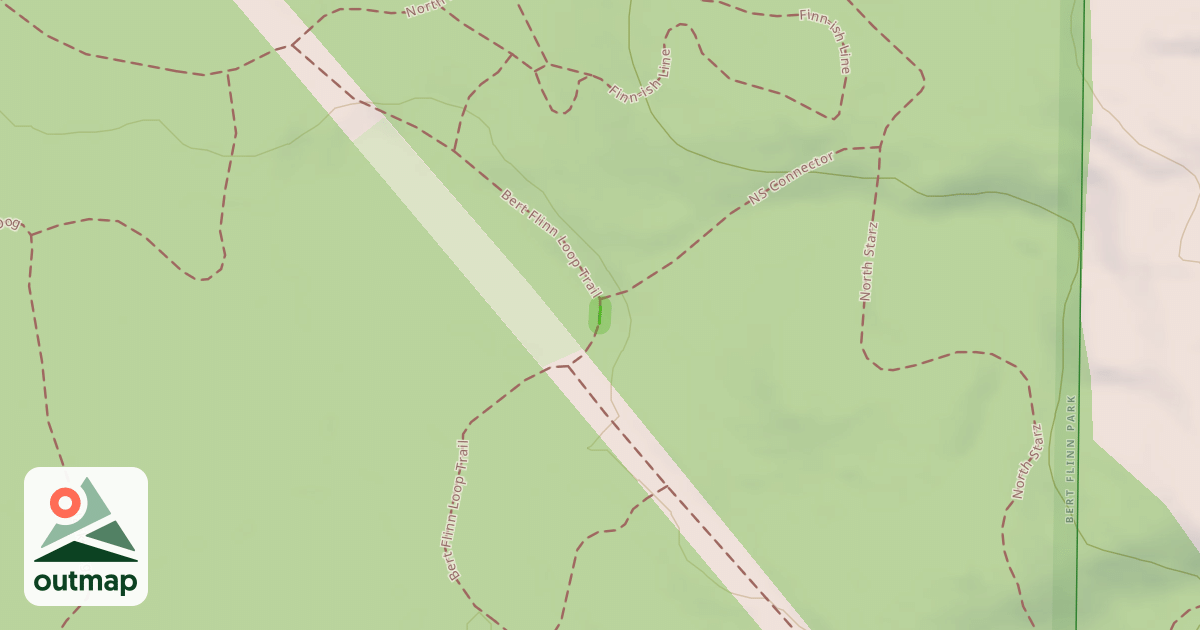Map of Bert Flinn Loop Trail