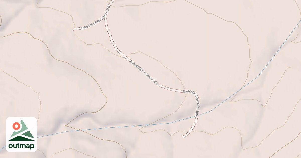 Map of BARTOLAS CR. WEST