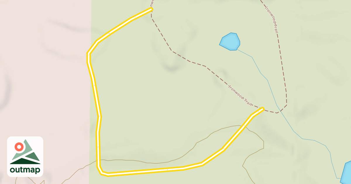 Map of Lower Ironwood Trail