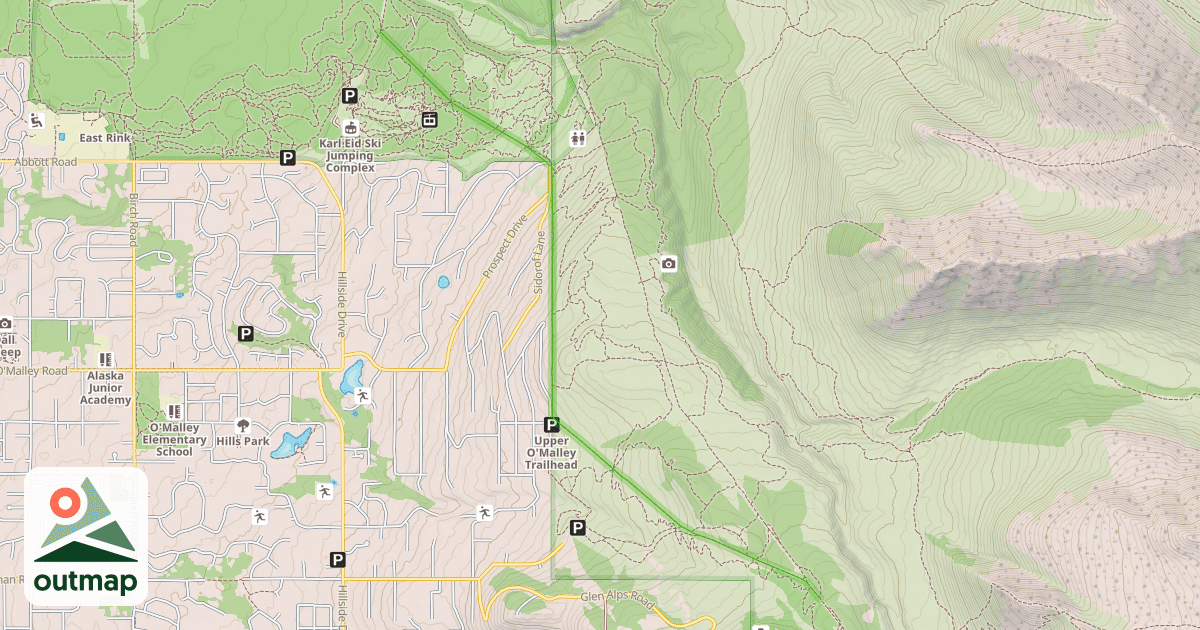 Map of Gasline Trail