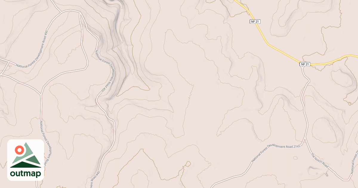 Map of USFS National Forest System Roads {8399FDCB-E57D-4073-9EBC-787438035CB9}