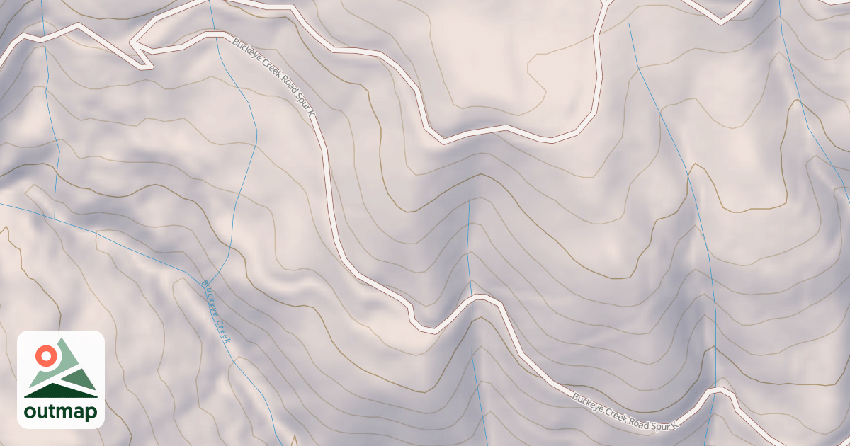 Map of BUCKEYE CREEK