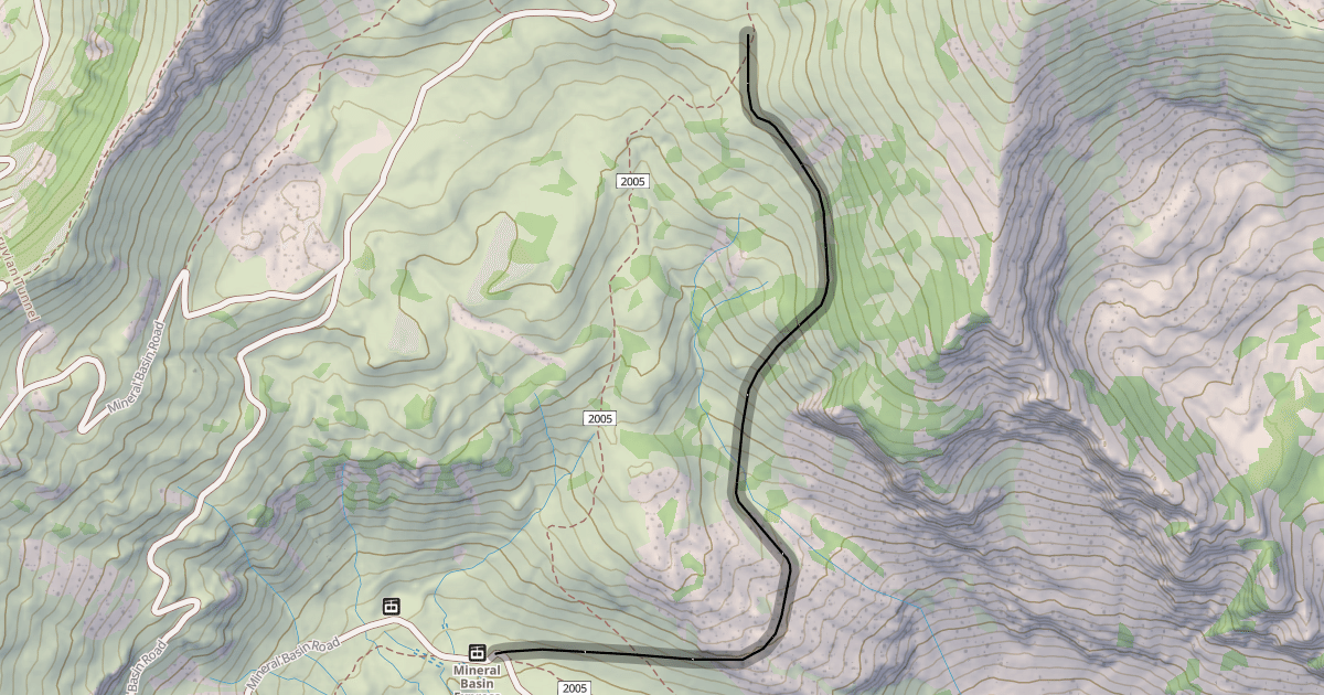 Map preview of Ski Patrol Gully