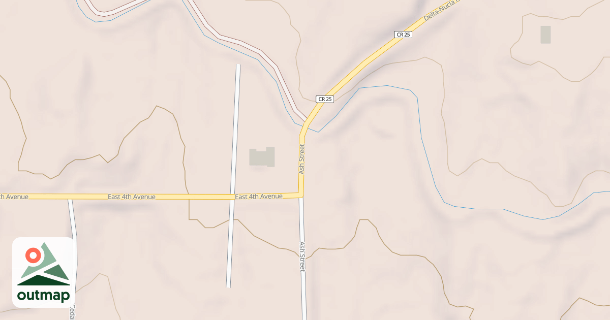 Map of Ash Street