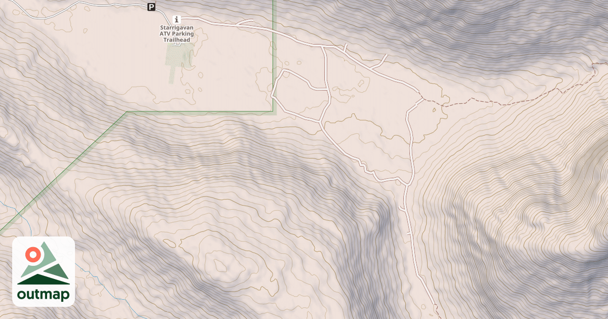 Map of Starrigavan Valley Mainline
