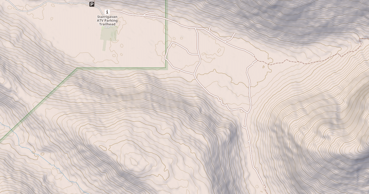 Map preview of Starrigavan Valley Mainline