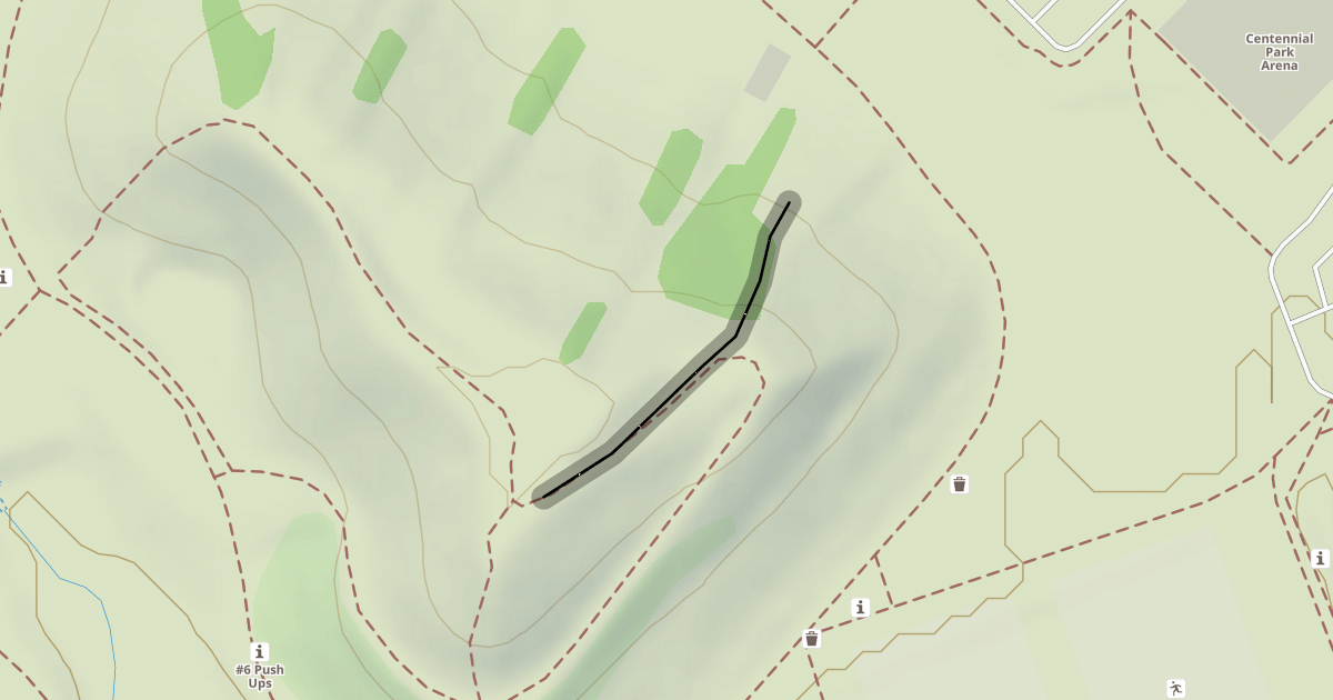 Map preview of Advanced Run