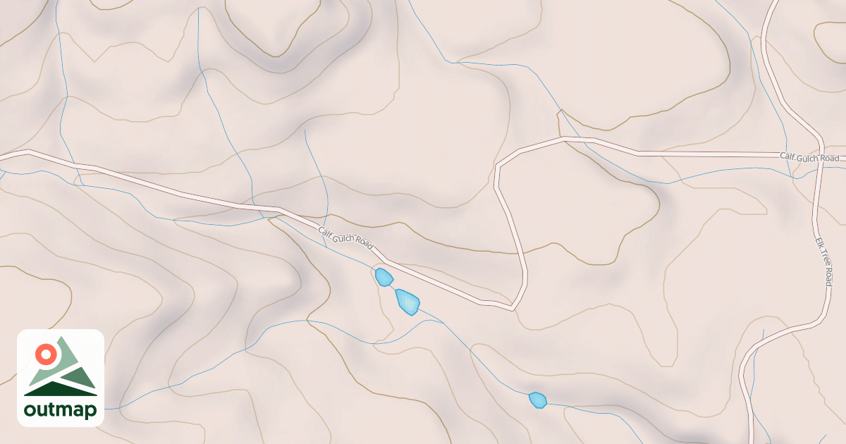 Map of CALF GULCH
