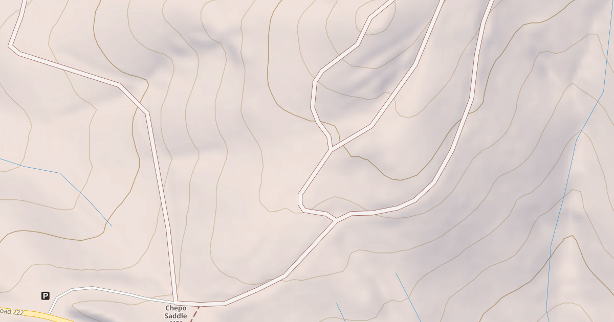 Map preview of CHEPO SADDLE H SPUR T1