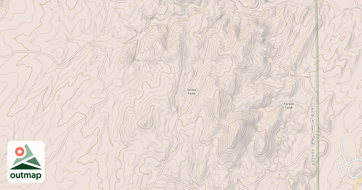 Map of USFS National Forest System Roads {1D36BF3F-EB9B-41EE-B4C9-1168C5596B91}