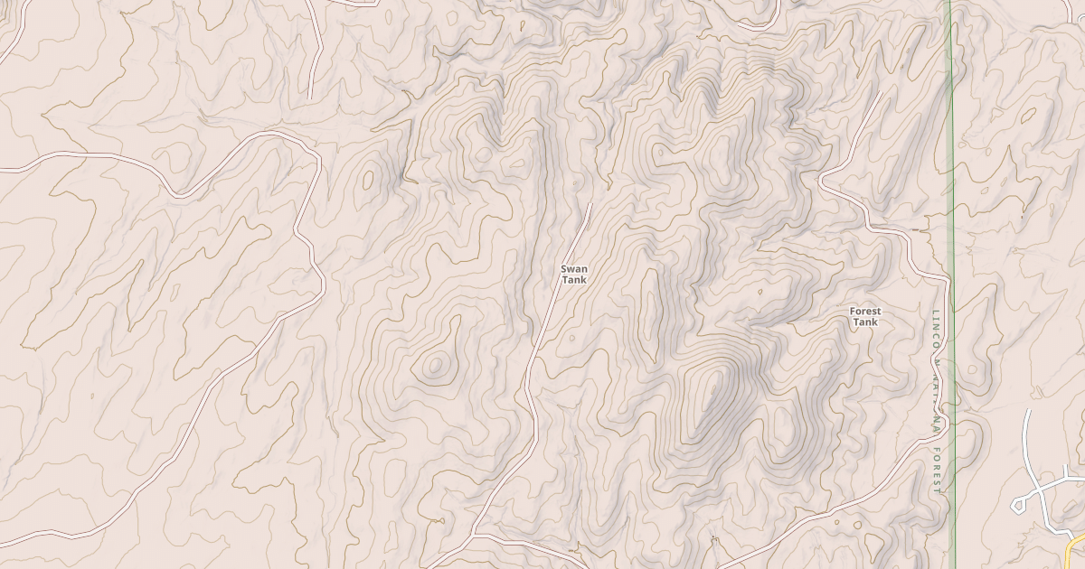 Map preview of USFS National Forest System Roads {1D36BF3F-EB9B-41EE-B4C9-1168C5596B91}