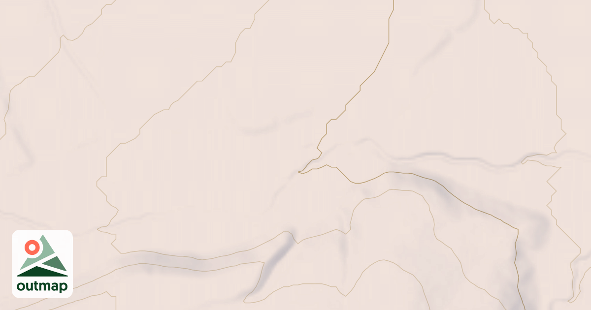 Map of HURST CANYON CUTOFF