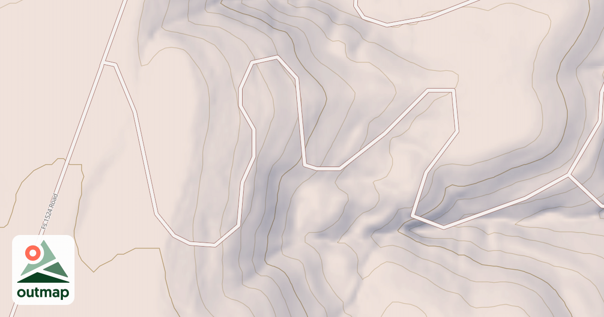 Map of USFS National Forest System Roads {B8C57FCE-7CB2-4AF4-A7E5-A6E198261F1F}