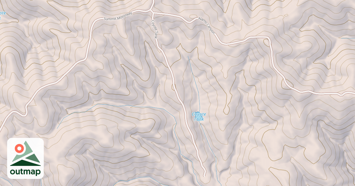 Map of COYOTE TANK