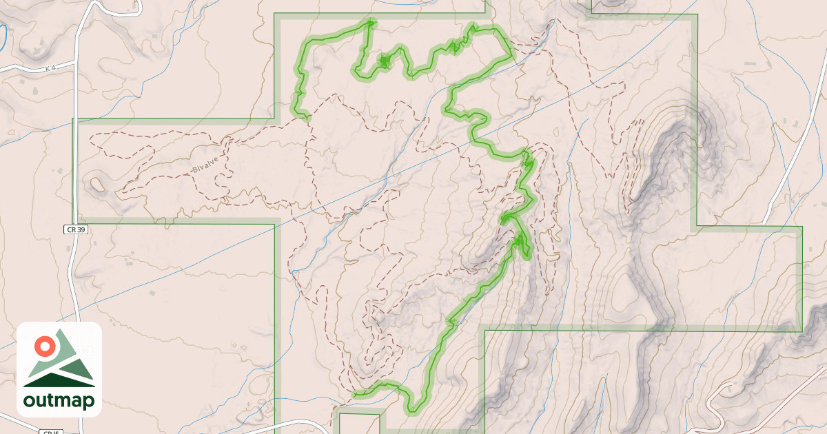 Map of Ridges