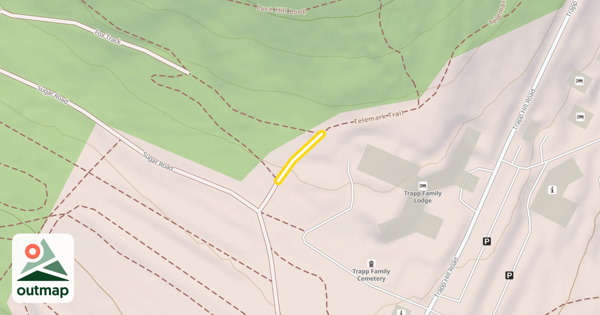 Map of Telemark Trail