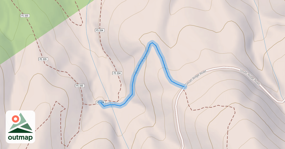 Map of Deerfield Connector