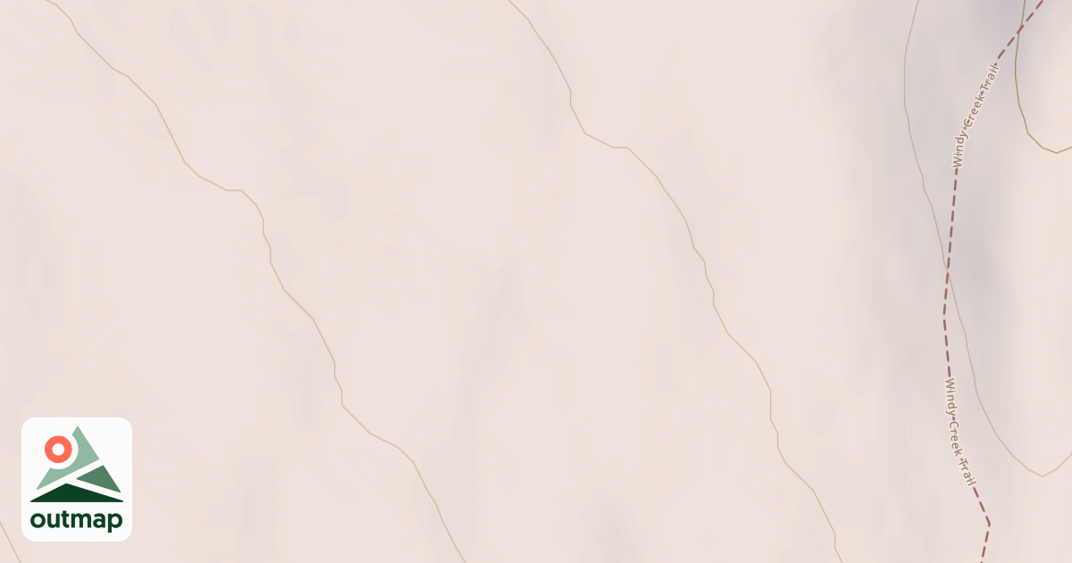 Map of Windy Creek Subsistence Ohv Trail